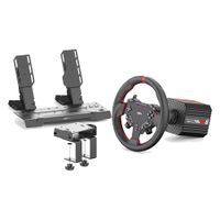 Volante PXN VD6 Direct Drive 6 Nm, Force Feedback, Quick Release, volante W AS + 2 pedales Hall, USB, PC, negro