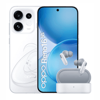 Celular OPPO Reno16 5G 256GB, 8GB RAM, cámara trasera 50MP+50MP+50MP, frontal 50MP, 6.32"", blanco + Enco Buds 2 Pro blanco