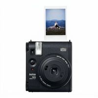 Cámara instantánea Fujifilm Mini 99, pantalla LCD, flash automático, tamaño de imagen de 6.2 cm x 4.6 cm, black