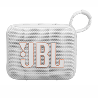 Parlante Bluetooth JBL GO 4, 4.2 W RMS, resistente al agua IP67, hasta 7 horas, blanco