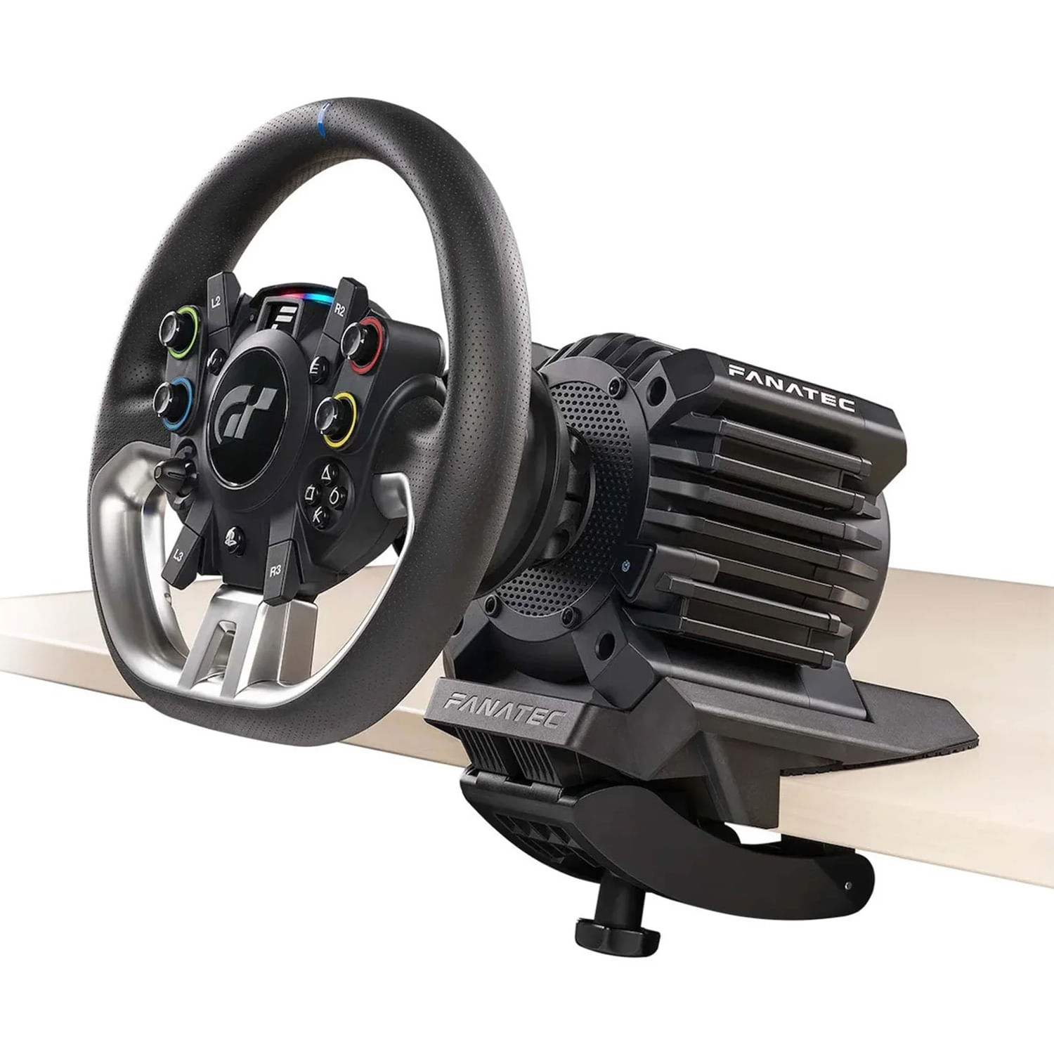 Imagen 2 del producto Volante Fanatec Gran Turismo DD Pro 5 Nm, Direct Drive, Force Feedback, 2 pedales, PS5, PS4 y PC, negro