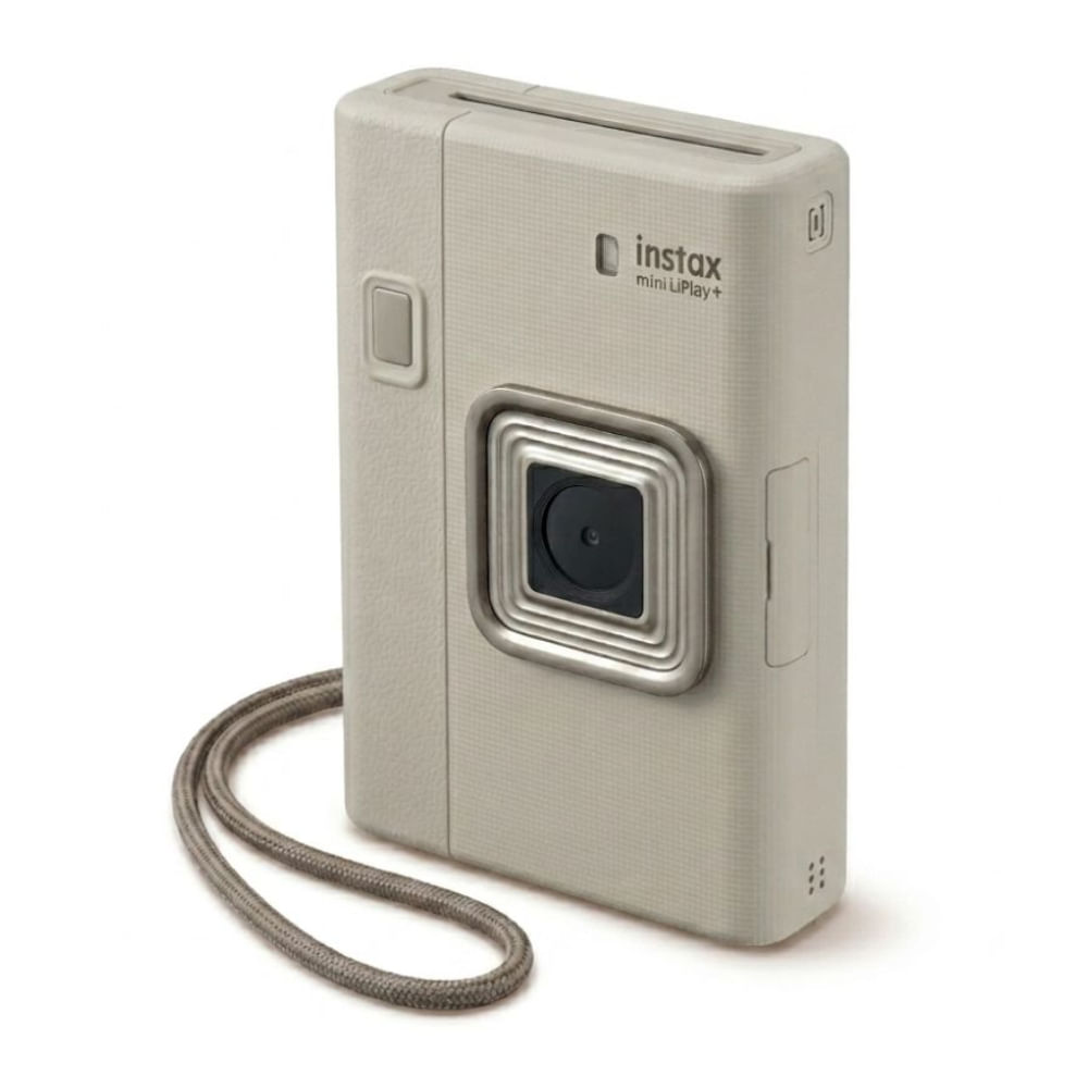 Imagen 2 del producto Cámara instantánea híbrida Fujifilm Mini LiPlay Plus, pantalla LCD, flash automático, tamaño de imagen de 6.2cm x 4.6cm, sand beige