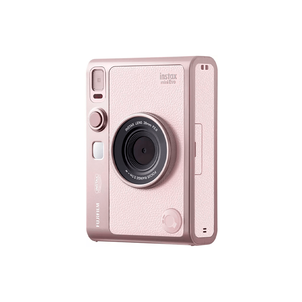 Imagen 2 del producto Cámara Fujifilm Instax Mini Evo Hybrid, LCD 3"", Bluetooth, 100 efectos, película Instax Mini, rosa suave