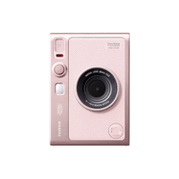 Cámara Fujifilm Instax Mini Evo Hybrid, LCD 3"", Bluetooth, 100 efectos, película Instax Mini, rosa suave
