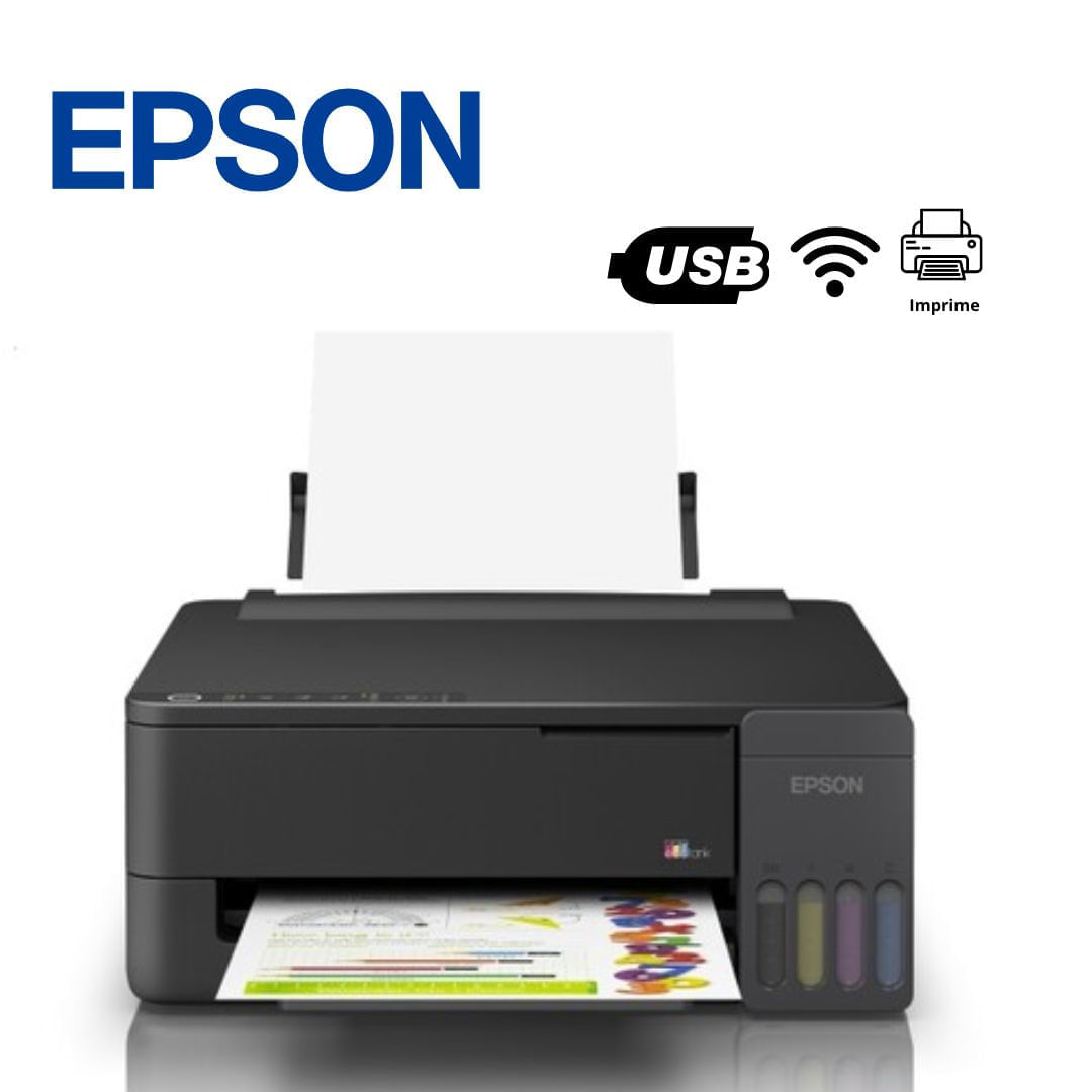 Imagen 2 del producto Impresora Epson EcoTank L1350 Wi-Fi, inyección de tinta, tanque recargable, hasta 33 ppm, negro