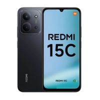 Celular Xiaomi Redmi 15C 128GB, 4GB RAM, cámara trasera 50MP y frontal 8MP, 6.9"", negro