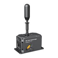 Caja de cambios PXN SF-SH, shifter H 7+1 + secuencial, resistencia ajustable, USB, PC, negro