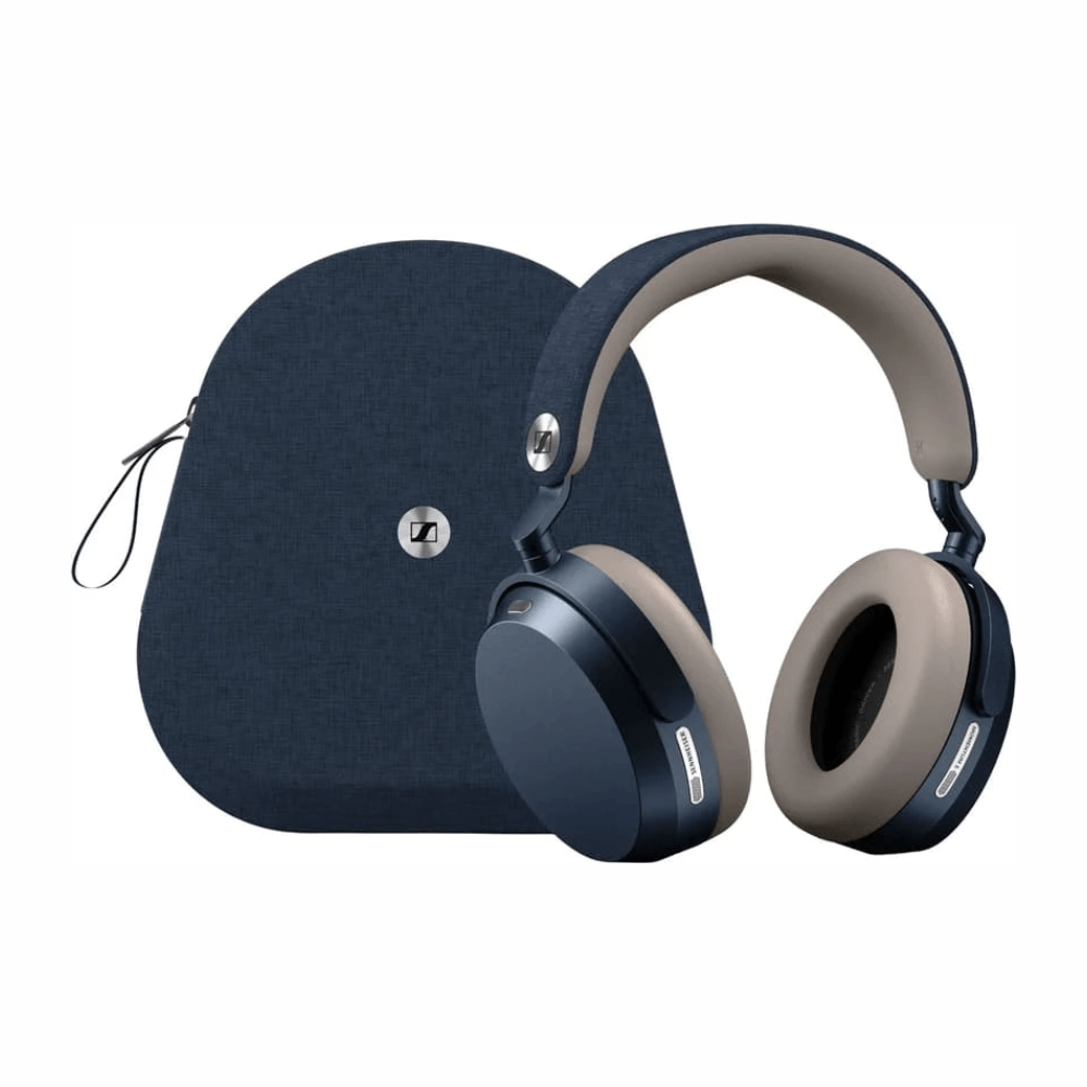 Imagen 2 del producto Audífonos con cancelación de ruido Sennheiser MOMENTUM Wireless 5, ANC adaptativa, micrófono, hasta 30 horas, denim