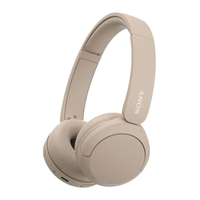 Audífonos Bluetooth on ear Sony WH-CH520, hasta 50 horas, control de música y llamadas, beige