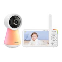 Monitor de video para bebé VTech RM5756HD con Pantalla 5"", Wi-Fi, Full HD, visión nocturna, blanco