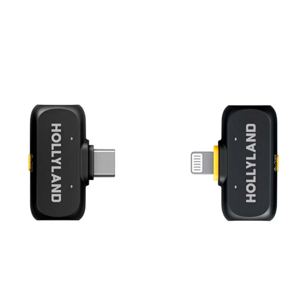 Imagen 2 del producto Micrófono inalámbrico Hollyland LARK A1 Combo, 2 transmisores, USB-C + Lightning, iOS y Android, gris
