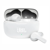 Audífonos Bluetooth true wireless JBL Wave 200TWS, IPX2, hasta 20 horas, blanco