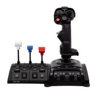 Joystick VKB Gladiator NXT EVO Standard + throttle GNX THQ para Simulación de Vuelo, PC