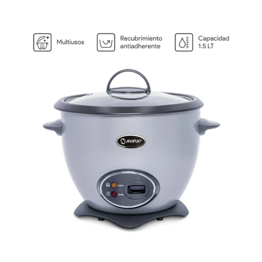 Imagen 2 del producto Olla arrocera Miray OM-T337 1.5L + licuadora LM-101V 1.5L + microondas HMM-20N 20L