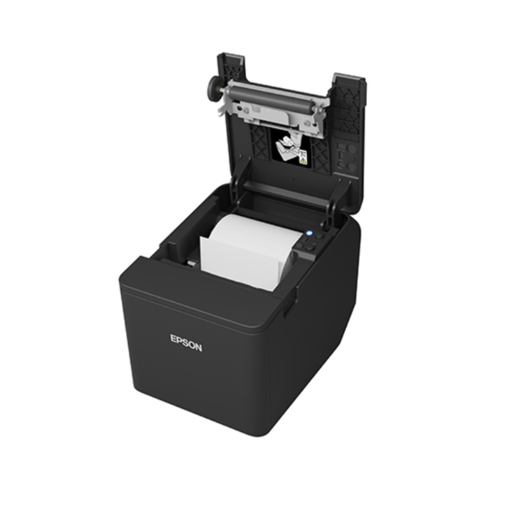 Imagen 2 del producto Impresora térmica Epson TM-T20IV-SP, alámbrica, USB, serial y Ethernet, 250 mm/s, negro