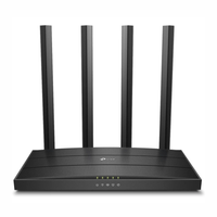 Router TP-Link Archer C80, doble banda, 1900 Mbps, 4 antenas externas, 4 puertos Gigabit LAN, blanco