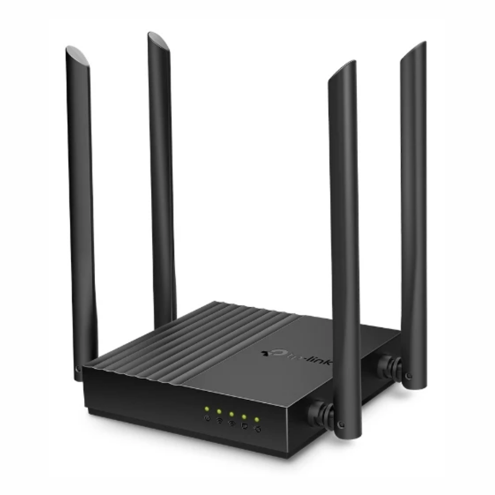 Imagen 2 del producto Router TP-Link AC1200 Archer C64, doble banda, hasta 1200 Mbps, 4 antenas externas, 4 puertos Gigabit LAN, negro