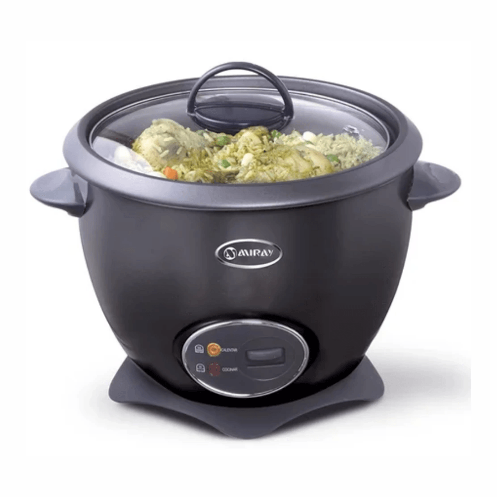Imagen 2 del producto Olla arrocera Miray OM-T337 1.5L + licuadora LM-101V 1.5L + cafetera CM-845 6 tazas, negro