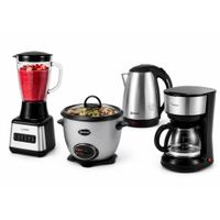 Olla arrocera Miray OM-T337 1.5L + licuadora LM-101V 1.5L + hervidor HM-873N 1.8L + cafetera CM-845
