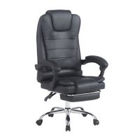 Silla gerencial ergonómica G-ergonomic Relax Pro 8 Vibromasajes, reclinable 150°, negro