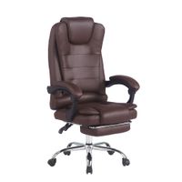 Silla gerencial ergonómica G-ergonomic Relax Pro 8 Vibromasajes, reclinable 150°, café
