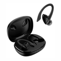 Audífonos true wireless in ear Miccell VQ-BH24, cancelación de ruido AI, baja latencia, hasta 8 horas, control táctil, negro