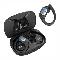 Audífonos true wireless in ear Miccell VQ-BH96, cancelación activa de ruido ANC, hasta 8 horas, control táctil, negro