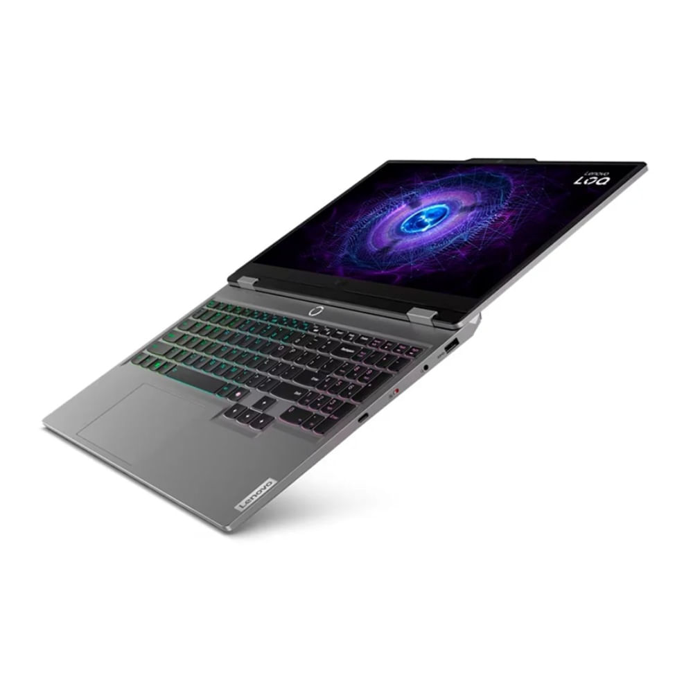 Imagen 2 del producto Laptop Lenovo LOQ 15ARP9 15.6"", AMD Ryzen 7-7735HS, 1TB SSD, 16GB RAM, Windows 11 Home, gris