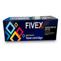 Tóner compatible Fivex 85A CE285A para impresoras HP LaserJet, negro, rendimiento de 1600 páginas