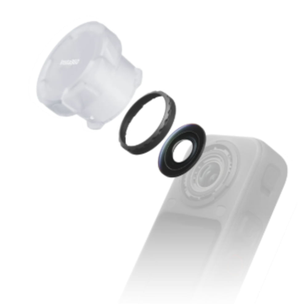 Imagen 2 del producto Kit: Lente de reemplazo para Insta360X6, fácil instalación, óptica de alta calidad, solución rápida para daños
