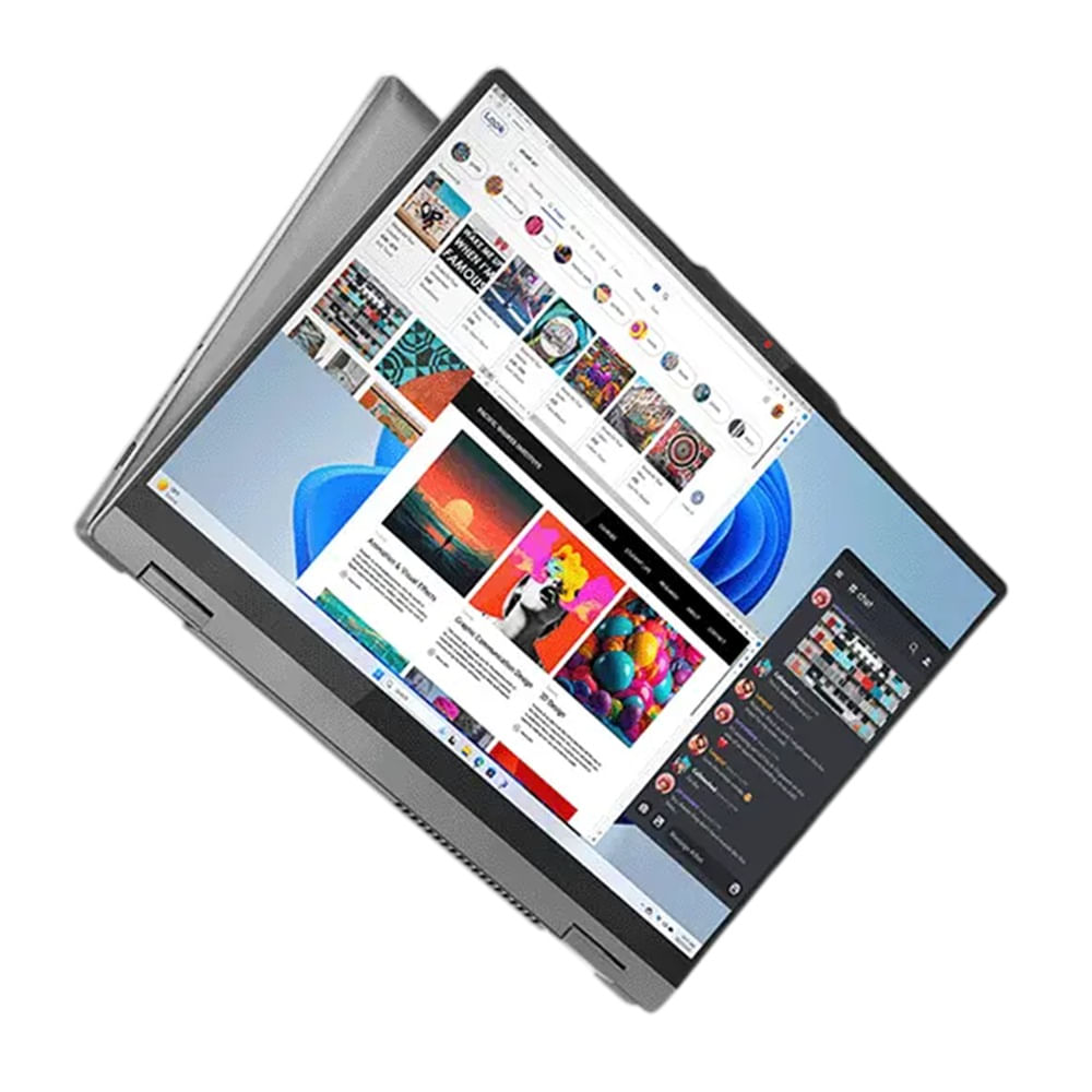 Imagen 2 del producto Laptop Lenovo 5 16AHP9 2-in-1 16"", AMD Ryzen 7 8845HS, 1TB SSD, 16GB RAM, Windows 11 Home, silver