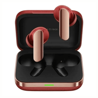 Audífonos true wireless Realme Buds Air 7 Pro, cancelación de ruido ANC, IP55, hasta 48 horas, rojo