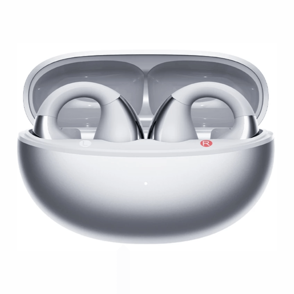 Imagen 2 del producto Audífonos open ear QCY Crossky C30S, Hi-Res Audio, LDAC, IPX5, hasta 40 horas, plateado