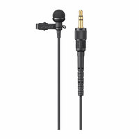 Micrófono de solapa Sony ECM-L1, condensador electreto, omnidireccional, 20 Hz–20 kHz, 3.5 mm, negro