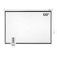 Ecran eléctrico 120"" Evox, retráctil, blanco