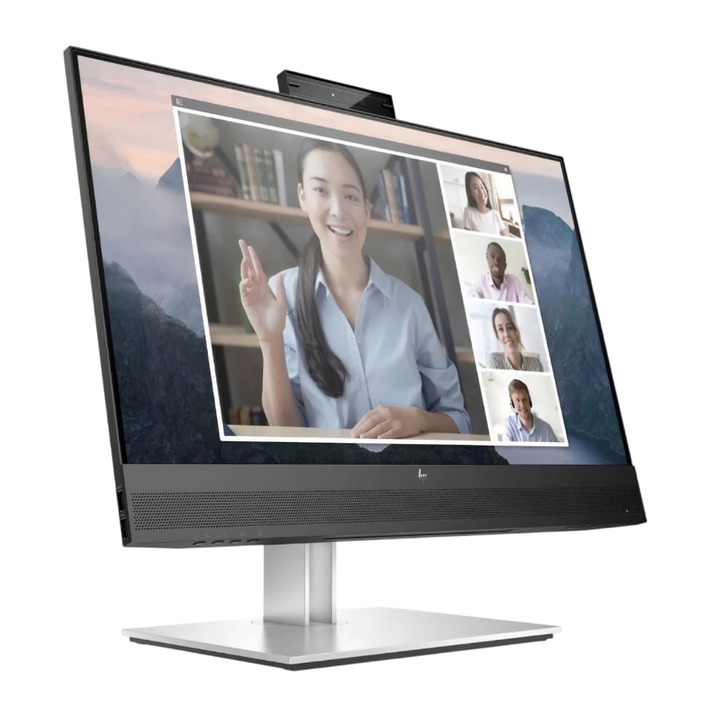 Imagen 2 del producto Monitor plano HP E24mv G4 23.8"", IPS, Full HD, 60 Hz, 5 ms, puertos HDMI/VGA/DP/USB, gris