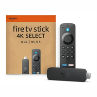 Convertidor a smart TV Amazon Fire TV Stick 4K Select, 8GB, 1GB RAM con control remoto con control de voz Alexa