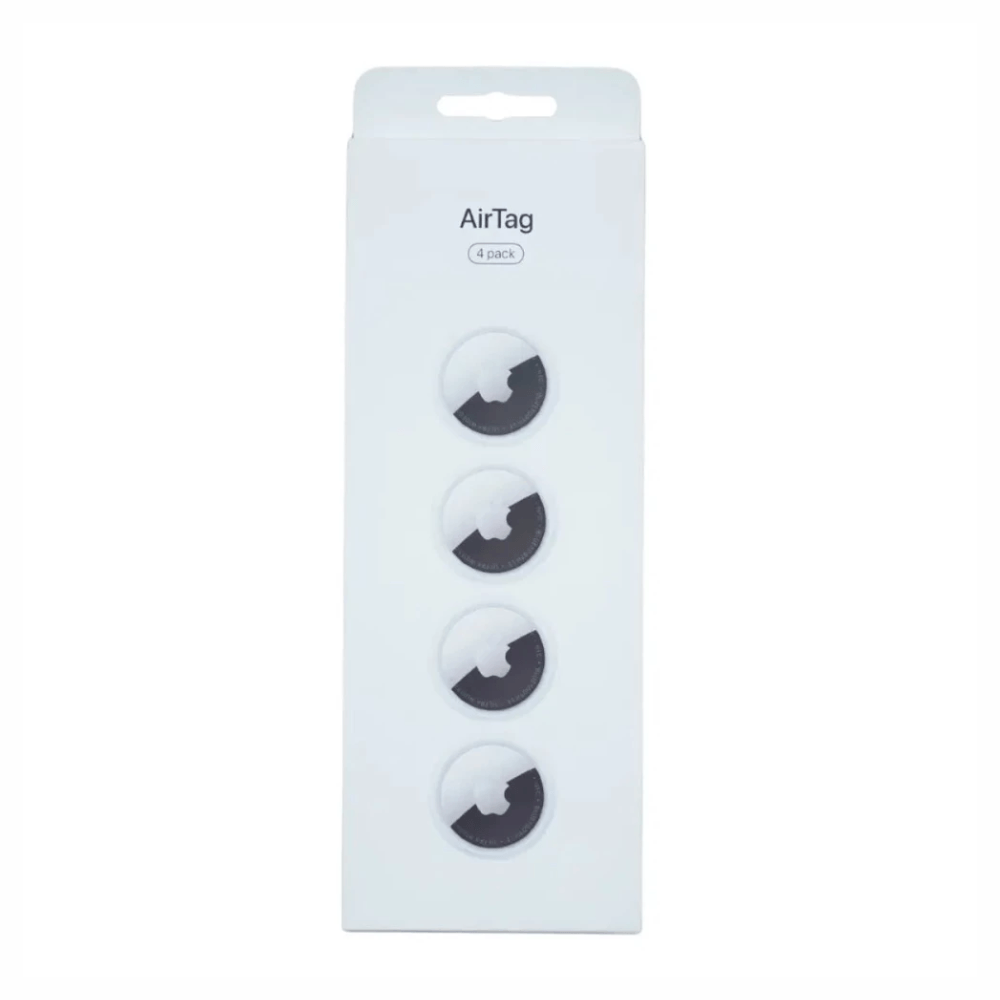 Imagen 2 del producto Localizador Apple AirTag Pack x4, Bluetooth, batería CR2032, IP67, app Encontrar, compatible dispositivos Apple, blanco