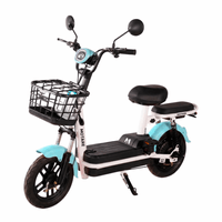Bicimoto eléctrica Motare Happy, autonomía 25-35km, vel. 25km/h, 350W, azul