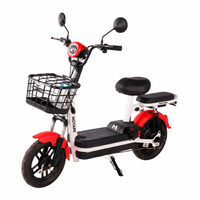Bicimoto eléctrica Motare Happy, autonomía 25-35km, vel. 25km/h, 350W, rojo