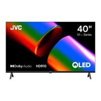 Smart TV JVC 40"", FHD, QLED, sistema Android TV integrado, LT-40KB758, 2025