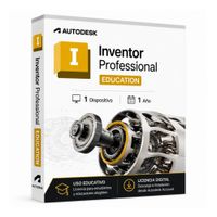 Licencia digital Autodesk Inventor Professional Education, 1 dispositivo, compatible con Windows, duración 1 año