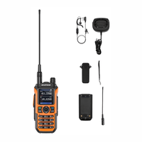 Radio portátil Baofeng UV21-PRO VHF UHF, 8 W, 999 canales, alcance hasta 8 km, pantalla 1.77"", radio FM, IP45, naranja