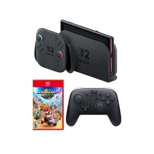 Imagen 2 del producto Consola Nintendo Switch 2 256GB, 12GB RAM, pantalla LCD 7.9"", salida 4K + Mario Kart World + Pro Controller