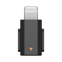Adaptador Lightning DJI Mic Mini para iPhone, compatible con Mic Mini y Mic Mini 2S, plug and play, negro