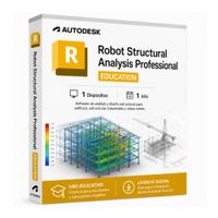 Licencia digital Autodesk Robot Structural Analysis Professional Education, compatible con Windows 11, duración 1 año