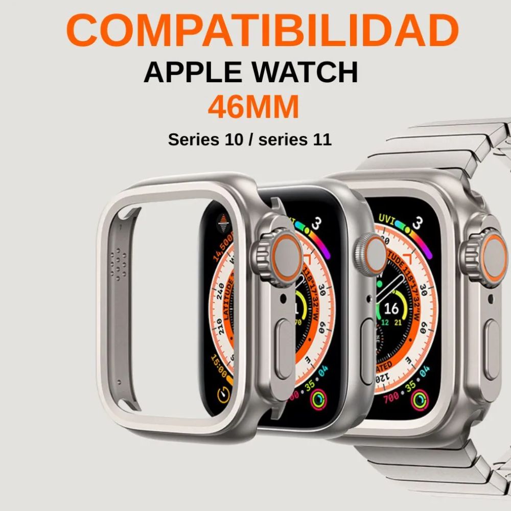 Imagen 2 del producto Case de metal Amband Ultra, para Apple Watch 46mm Series 10 y 11, titanio
