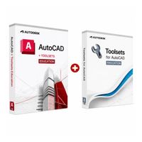 Licencia digital Autodesk AutoCAD + Toolsets Education, 1 dispositivo, compatible con Windows 11, duración 1 año