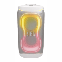 Parlante de torre JBL PartyBox 330, 280 W, Bluetooth 6.0, hasta 18 horas, iluminación, blanco