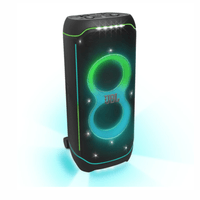 Parlante de torre JBL PartyBox Ultimate, 1100 W RMS, Bluetooth 5.3, WiFi, iluminación, negro